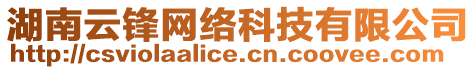 湖南云鋒網(wǎng)絡(luò)科技有限公司