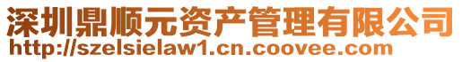 深圳鼎順元資產管理有限公司