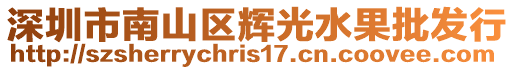 深圳市南山區輝光水果批發行