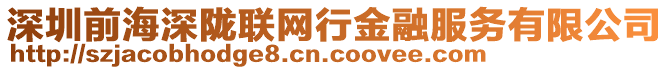 深圳前海深隴聯(lián)網(wǎng)行金融服務(wù)有限公司