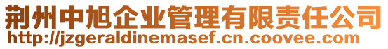 荊州中旭企業(yè)管理有限責(zé)任公司