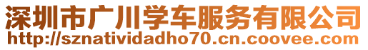 深圳市廣川學車服務(wù)有限公司