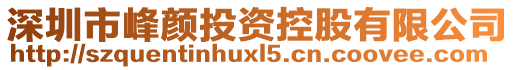 深圳市峰顏投資控股有限公司