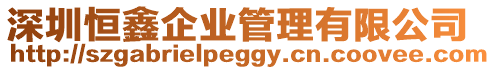 深圳恒鑫企業管理有限公司