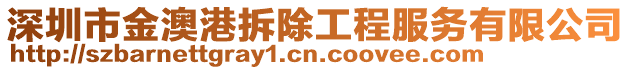 深圳市金澳港拆除工程服務(wù)有限公司