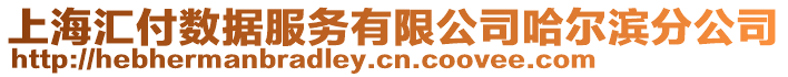 上海匯付數據服務有限公司哈爾濱分公司
