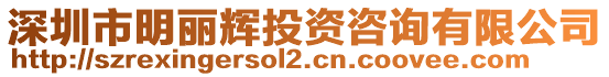 深圳市明麗輝投資咨詢有限公司