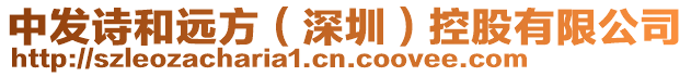 中發詩和遠方(深圳)控股有限公司