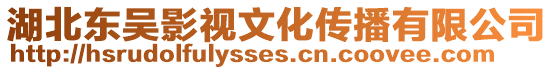 湖北東吳影視文化傳播有限公司