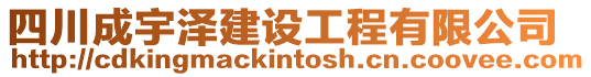 四川成宇澤建設工程有限公司