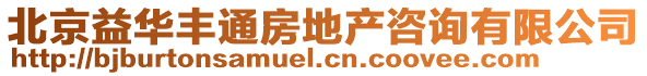 北京益華豐通房地產(chǎn)咨詢(xún)有限公司