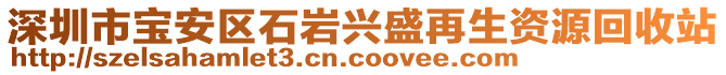 深圳市寶安區(qū)石巖興盛再生資源回收站
