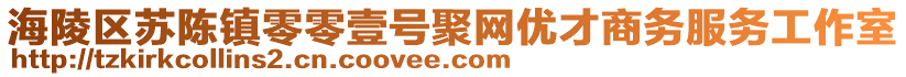 海陵區(qū)蘇陳鎮(zhèn)零零壹號聚網(wǎng)優(yōu)才商務(wù)服務(wù)工作室