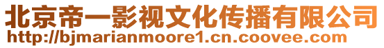 北京帝一影視文化傳播有限公司