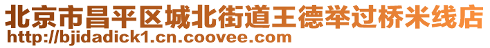 北京市昌平區(qū)城北街道王德舉過橋米線店