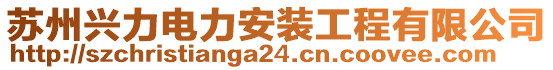 蘇州興力電力安裝工程有限公司