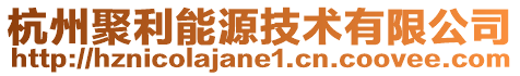 杭州聚利能源技術(shù)有限公司