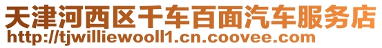 天津河西區千車百面汽車服務店
