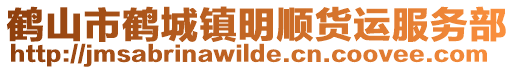 鶴山市鶴城鎮(zhèn)明順貨運(yùn)服務(wù)部