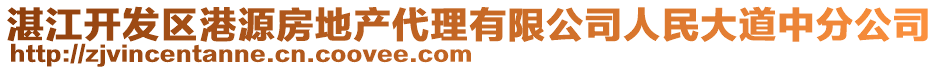 湛江開發(fā)區(qū)港源房地產代理有限公司人民大道中分公司