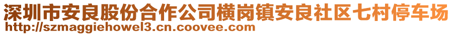 深圳市安良股份合作公司橫崗鎮(zhèn)安良社區(qū)七村停車場