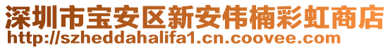 深圳市寶安區(qū)新安偉楠彩虹商店