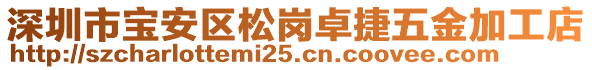 深圳市寶安區(qū)松崗卓捷五金加工店