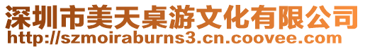 深圳市美天桌游文化有限公司