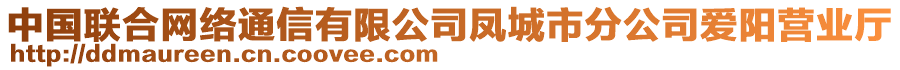 中國聯(lián)合網(wǎng)絡(luò)通信有限公司鳳城市分公司愛陽營業(yè)廳