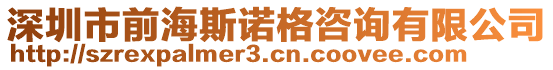 深圳市前海斯諾格咨詢有限公司