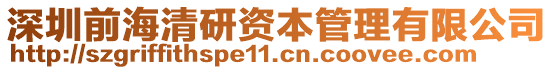 深圳前海清研資本管理有限公司