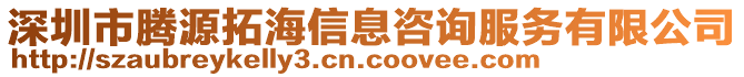 深圳市騰源拓海信息咨詢服務有限公司