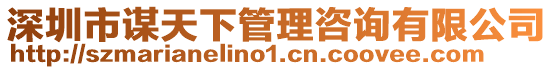深圳市謀天下管理咨詢有限公司