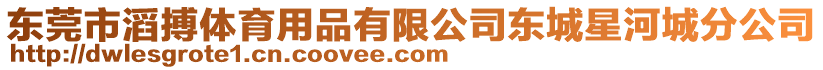 東莞市滔搏體育用品有限公司東城星河城分公司