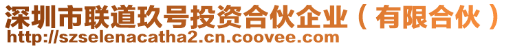 深圳市聯道玖號投資合伙企業(有限合伙)