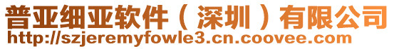普亞細亞軟件(深圳)有限公司