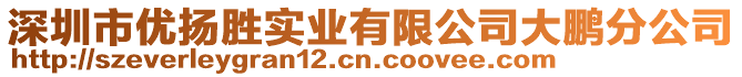 深圳市優(yōu)揚勝實業(yè)有限公司大鵬分公司