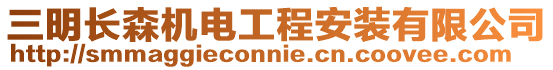 三明長森機電工程安裝有限公司