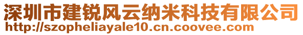 深圳市建銳風云納米科技有限公司