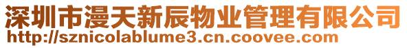 深圳市漫天新辰物業(yè)管理有限公司
