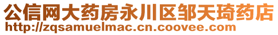 公信網大藥房永川區鄒天琦藥店