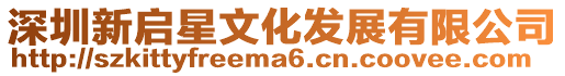 深圳新啟星文化發(fā)展有限公司