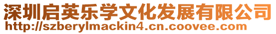 深圳啟英樂學文化發展有限公司