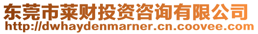 東莞市萊財投資咨詢有限公司