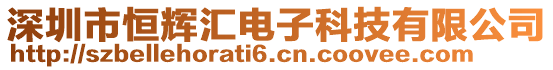 深圳市恒輝匯電子科技有限公司