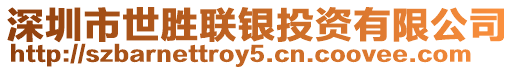 深圳市世勝聯(lián)銀投資有限公司