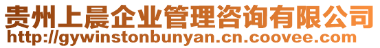 貴州上晨企業(yè)管理咨詢有限公司