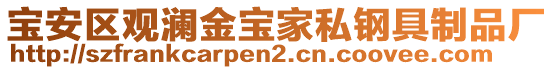 寶安區(qū)觀瀾金寶家私鋼具制品廠