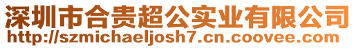 深圳市合貴超公實業有限公司