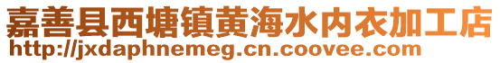 嘉善縣西塘鎮黃海水內衣加工店